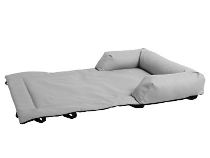 Matrace Anadi s podhlavníkem na lehátko i samostatně šedá um. kůže M-2XL L