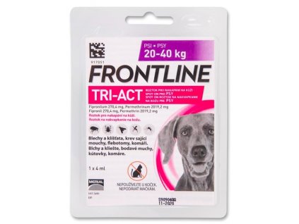 Frontline TRI-ACT spot-on pro psy L (1x4ml) 20-40kg