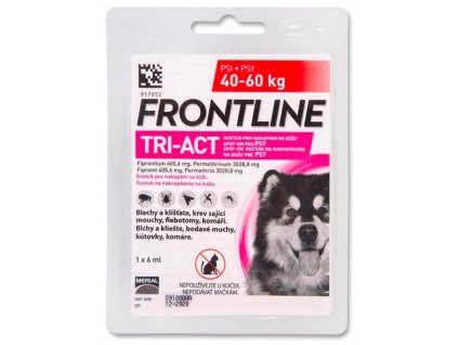 Frontline TRI-ACT spot-on pro psy XL (1x6ml) 40-60kg