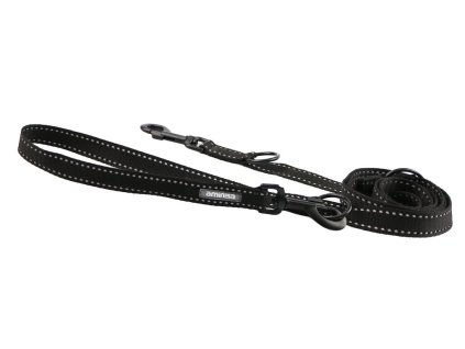 Aminela přepínací vodítko Sport & City pro malá plemena 16mm/220cm, černá