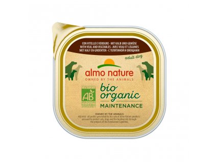 Almo Nature Bio Organic s telecím a zeleninou 300g výhodné balení 9ks