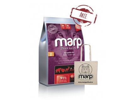 Marp Holistic Red Mix - hovězí,krůtí,zvěřina bez obilovin 12kg + taška ZDARMA