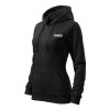 Marp dámská mikina s kapucí Signature - černá (varianta XS)