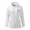 Marp dámská mikina s kapucí Signature - bílá (varianta L)