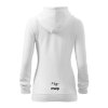 Marp dámská mikina s kapucí Minimal - bílá (varianta XL)