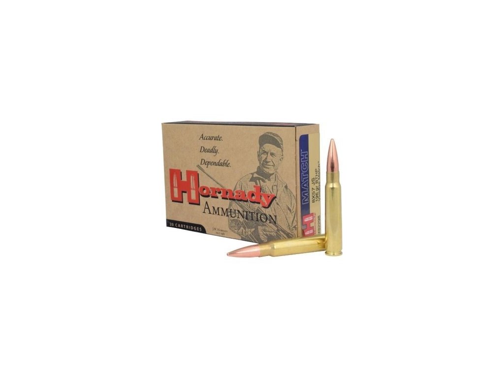 Střelivo Hornady, Vintage Match 8x57JS, 196GR HPBT