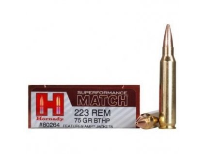 Střelivo Hornady, Superformance Match .223 Rem 75GR BTHP