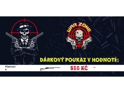 Dárkový poukaz v hodnotě 500,-