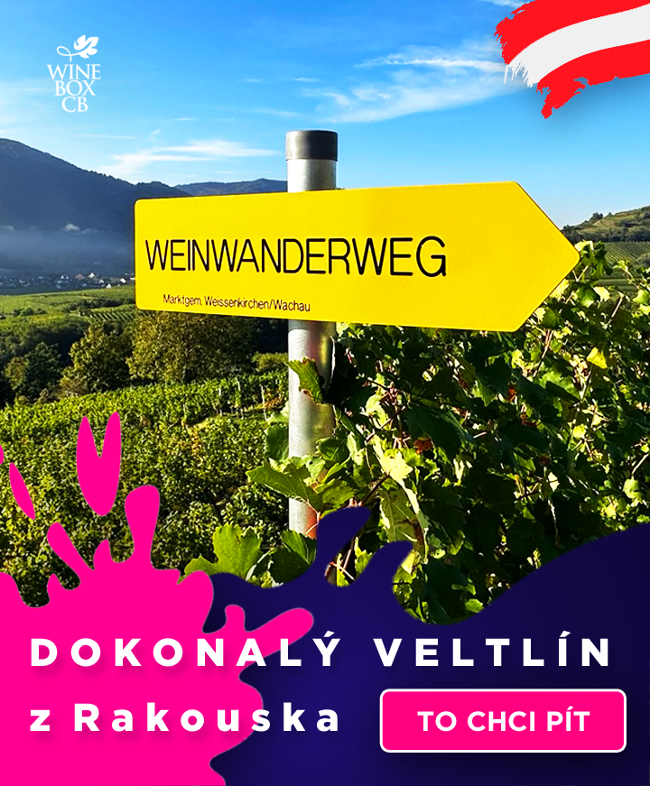 Rakousko Veltlín WineBox CB mobil