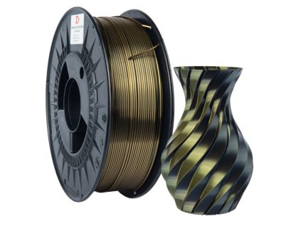 Filament 3DPower PLA SILK DUAL 1.75mm Gold/Black 1kg