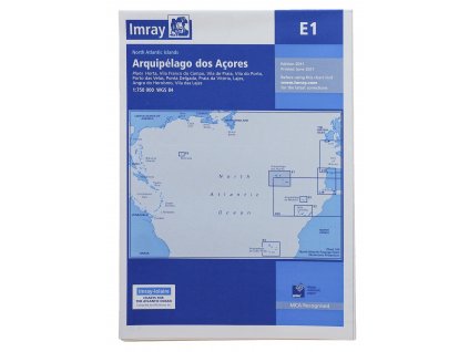 Arquipelago dos Açores - námořní mapa Imray E1