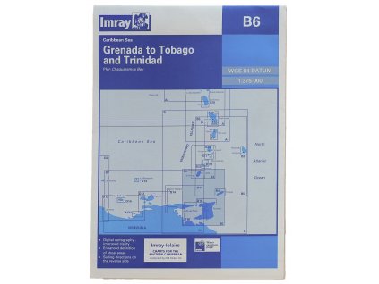 Grenada to Tobago and Trinidad - námořní mapa Imray B6