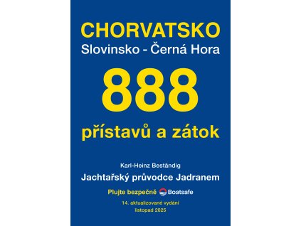 888 přístavů a zátok (2025) listopad 14. vydání obálka - SKLADEM YachtNet Praha