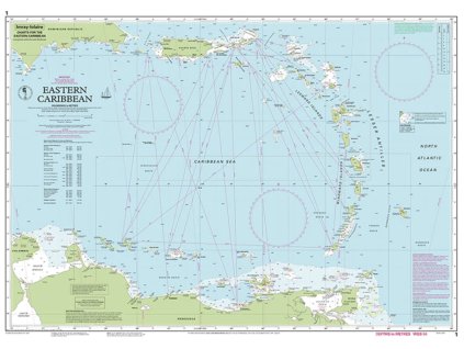 Chart 1 Eastern Caribbean mapa