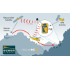 Ocean Signal PLB1 On land diagram