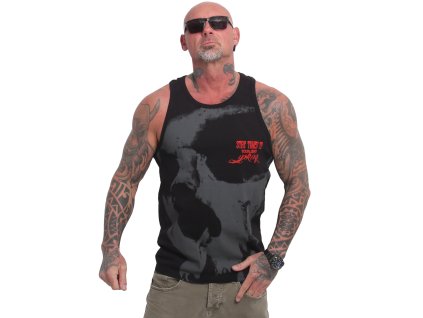 Pánské tílko Yakuza GUNS SLIM RACER UHB 24043 černé
