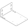 L-shaped wall mounting plate for Cisco/Juniper AP brackets