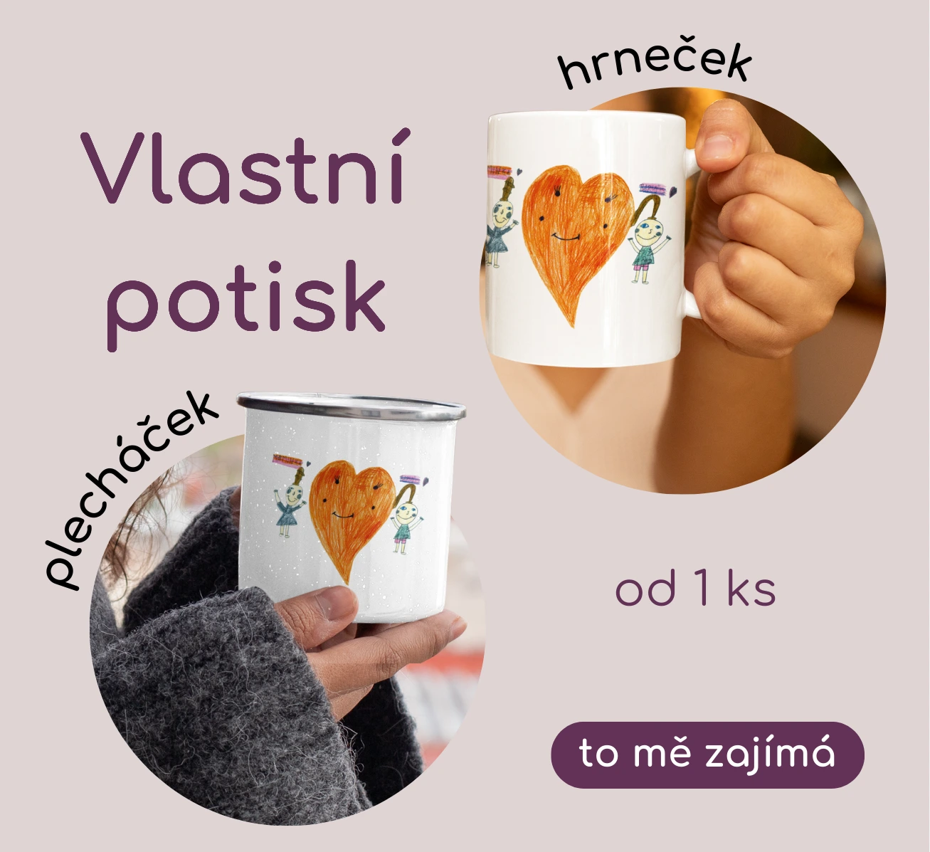 navrhni si svůj plecháček a hrnečk