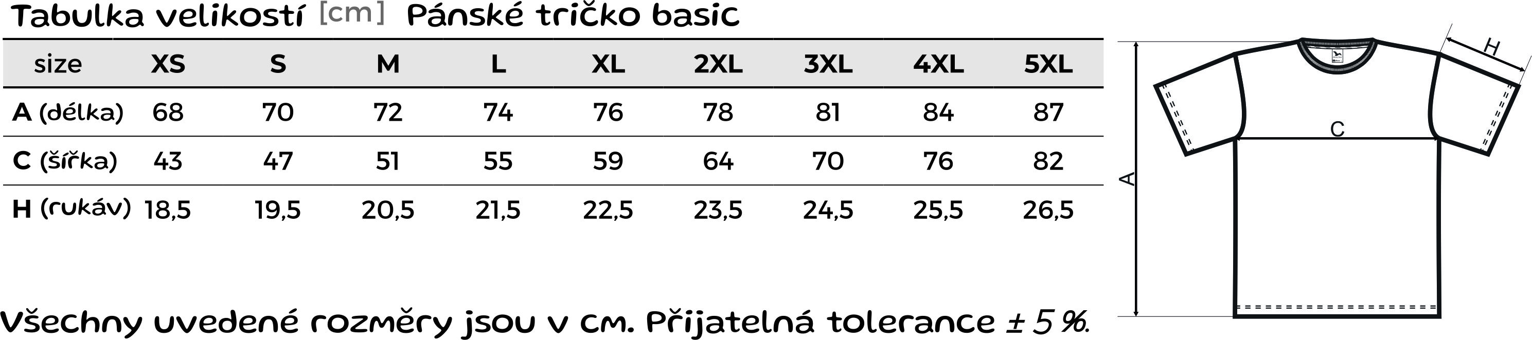 Tabulka-velikostí-pánské-tričko-basic