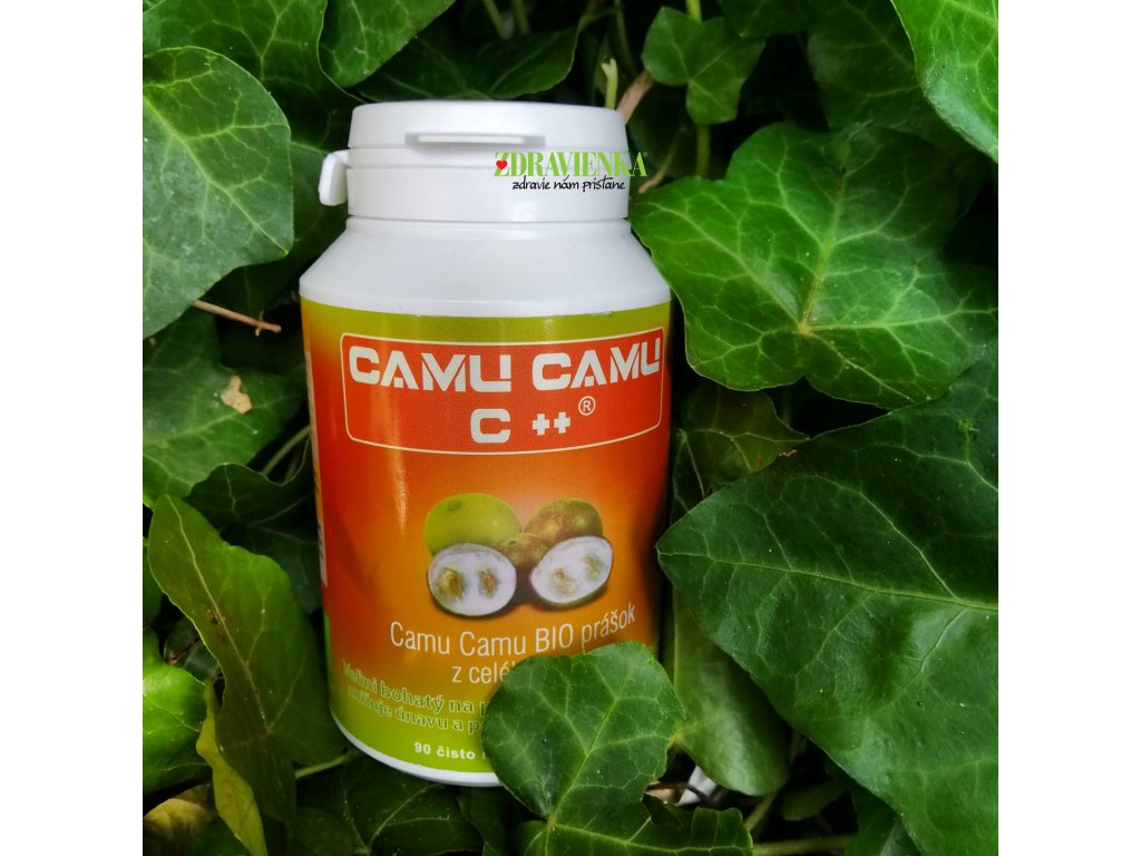 Výživový doplnok s najvyšším obsahom vitamínu C, z plodov camu camu c++ z ekologického poľnohospodárstva, balený v kapsulách 500mg z rastlinnej celulózy.