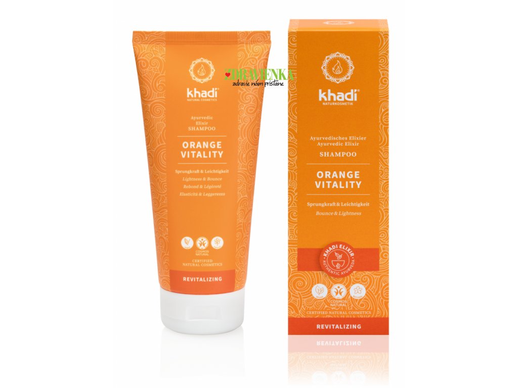 šampón orange vitallity - Khadi | Zdravienka e-shop