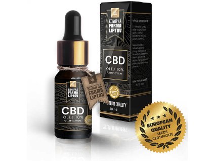 10 CBD Full spectrum konopny olej Slovensky vyrobca