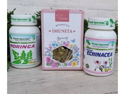 010 Imunita Kapsule Indická Echinacea Planet Ayurveda Sypaný Čaj Imunita Serafin