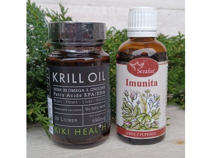 012 Dedkovi na imunitu Krill Oil Kiki Health Tinktúra Imunita Serafin