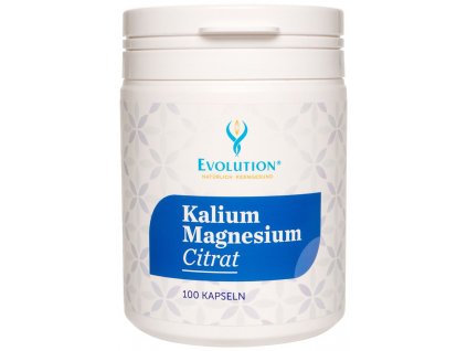 kalium magnesium citrat 100 kaps. - evolution - Draslík a horčík sú najúčinnejšie pokiaľ sú dodávané spolu v optimálnom pomere. Dobré vstrebanie draslíka zabezpečí len dostatočný prísun horčíka, pretože horčík je zodpovedný za transport draslíka v bunkách. shop.zdravienka.sk