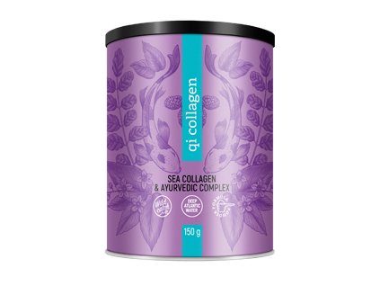 QI collagen Najúčinnejší bioaktívny morský kolagénový nápoj so zosilneným účinkom - doplnený o ajurvédsky bylinný komplex a vitamín C. Výživa kĺbov a šliach, redukcia vrások spomalenie starnutia, lepšia kvalita vlasov a nechtov. shop.zdravienka.sk