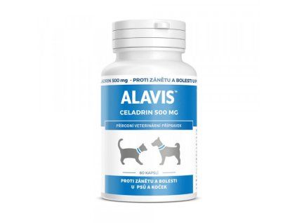 ALAVIS CELADRIN PRO PSY A KOČKY 60tbl. 500mg