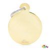 BIG ROUND GOLDEN BRASS