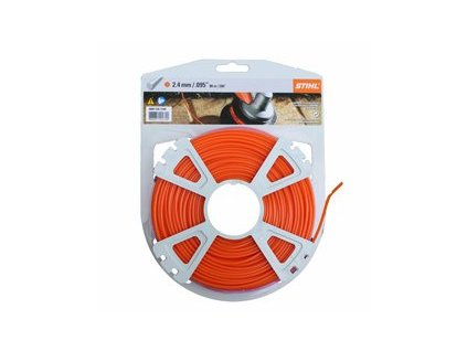zaci struna stihl 2,4 mm x 86 m kulata 00009302340