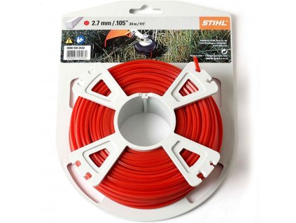zaci struna stihl 2,7 mm x 34 m ctyrhranne 00009302642