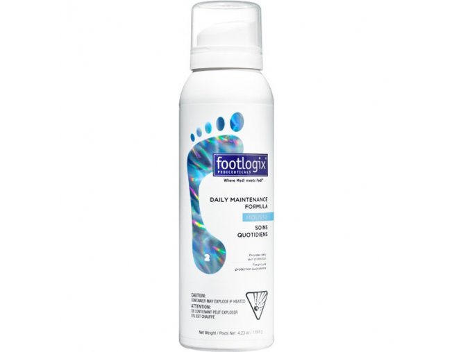 Footlogix Daily Maintenance Formula (2) - pena pre normálnu až suchú pokožku, 125 ml