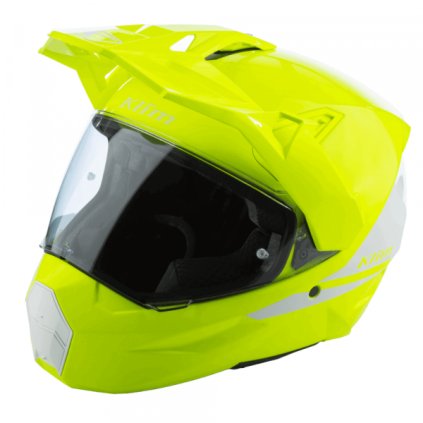 klim x1 alpha gloss hi vis white adventure helmet adventure helm casque adventure 1 1