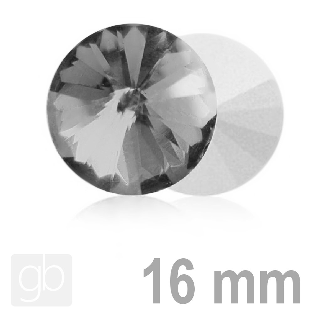 Rivoli kulaté R15 Šedá 16 mm (Velikost produktu 16 mm, Barva Šedá)