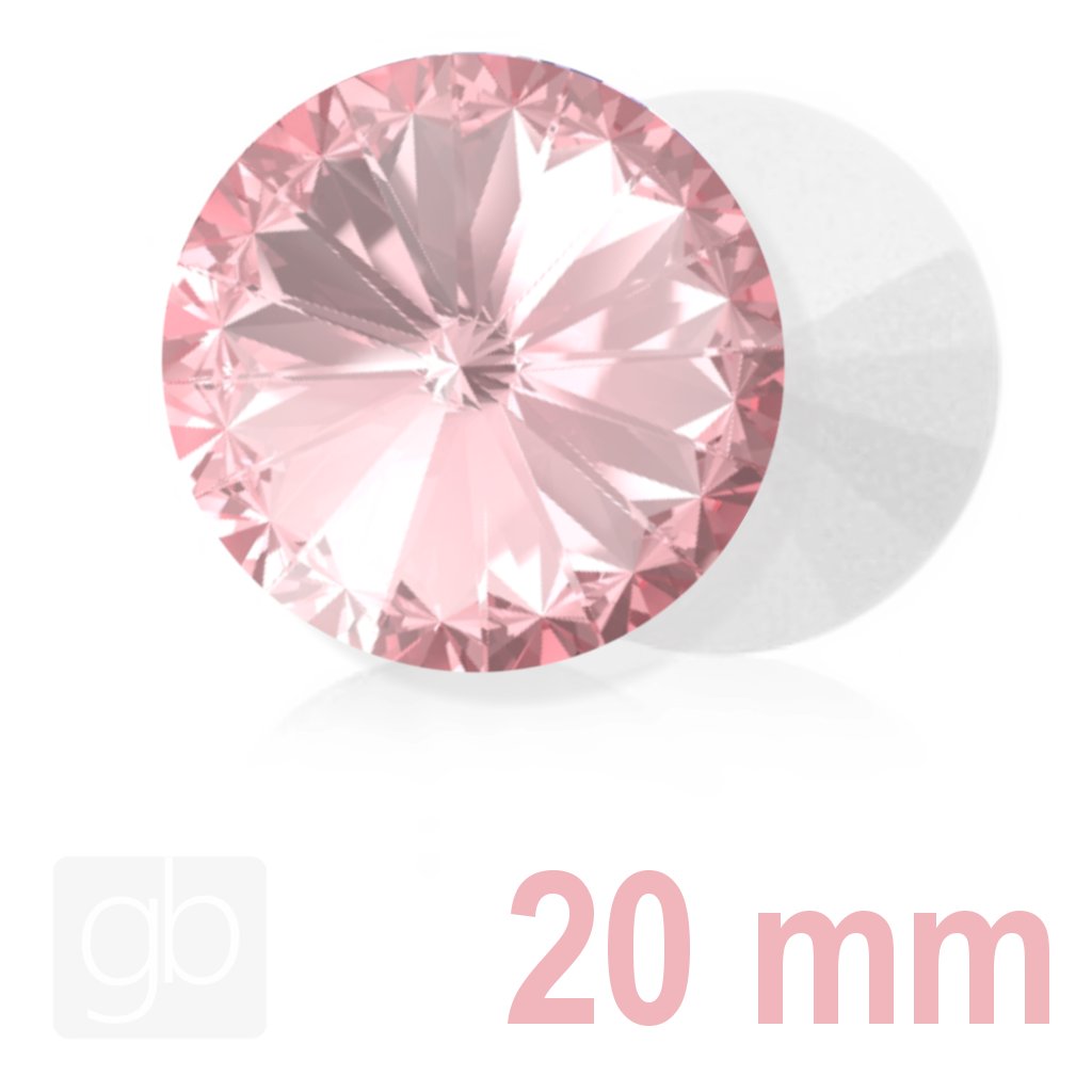 Rivoli R3 Růžová 20 mm (Velikost produktu 20 mm, Barva Růžová)