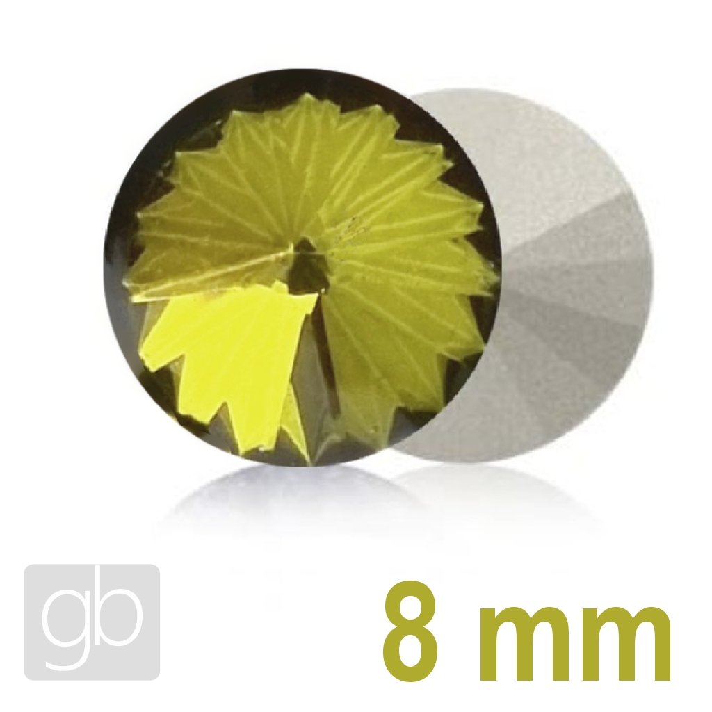 Rivoli R51 Zelená Olive 50230 8 mm (Velikost produktu 8 mm, Barva Zelená)