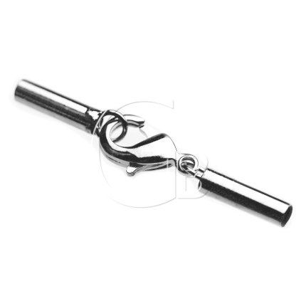 Karabinka s koncovkami 2 mm (Velikost produktu 2 mm, Barva Platinová)