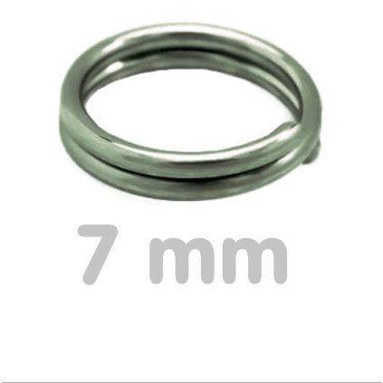 Kroužek spojovací dvojitý STAROMOSAZ 7 mm 10 ks (Velikost produktu 7 mm, Barva Staromosaz)