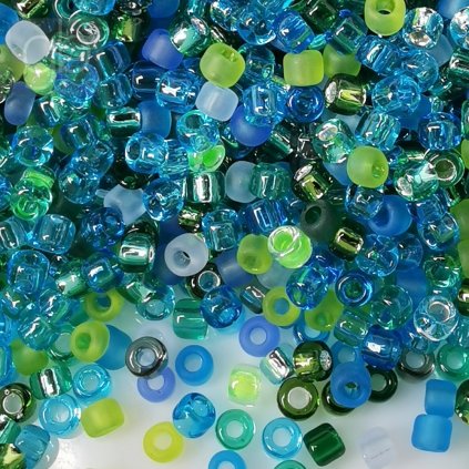 MATSUNO 11/0  MIX zelenomodrá 10 g