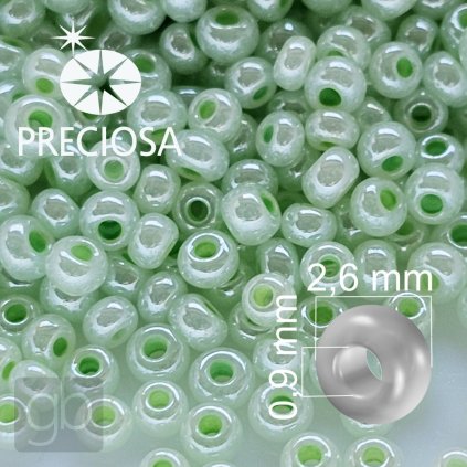 Preciosa koralky rokajl 9 zelen%C3%A1%2037154