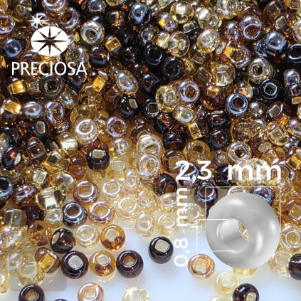 Preciosa%20rokajl%20mix%2010%20hned%C3%A1%20braun%20brown