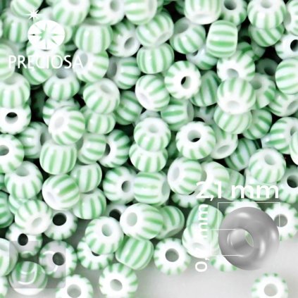 Preciosa koralky rokajl zelen%C3%A1 b%C3%ADl%C3%A1 11 03851