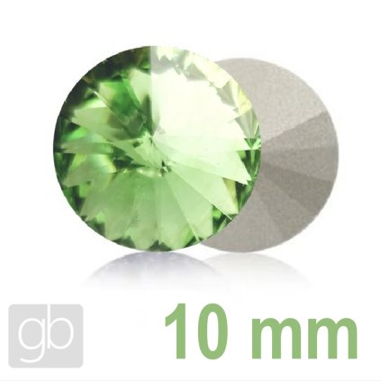 Rivoli R50 Zelená Peridot 50520 10 mm (Velikost produktu 10 mm, Barva Zelená)