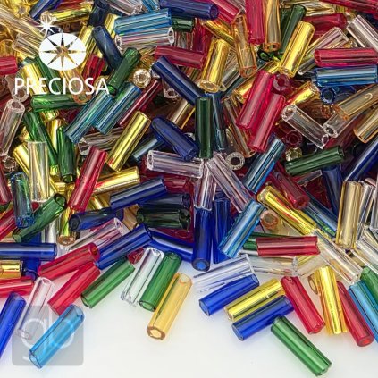 Preciosa bugles 7 mm mix