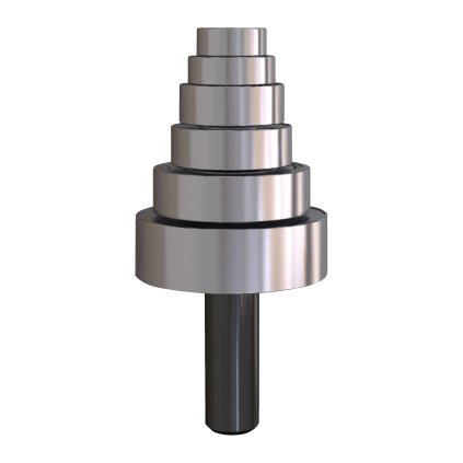 Rebate / mortising bits - vario (⌀ (mm) -, Ks. v balení 6, Pracovní délka (mm) -)