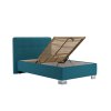 Posteľ KELLY, Enjoy 17 Turkis - Blanář (Šírka postele 90x200cm, Typ matraca Bez matraca)