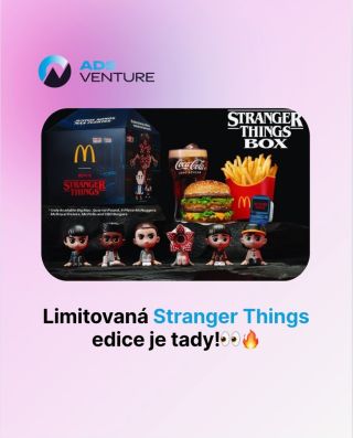 Stranger Things dorazilo do McDonald’s!🍔 #strangerthings #mcdonalds #cz #adsventure #fyp